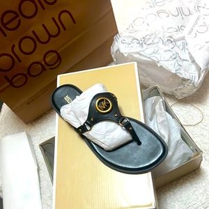 Michael Kors Black Sandals New in Box.